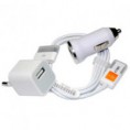 TECHNAXX KIT CARGADOR  3EN1 BULK PARA APPLE